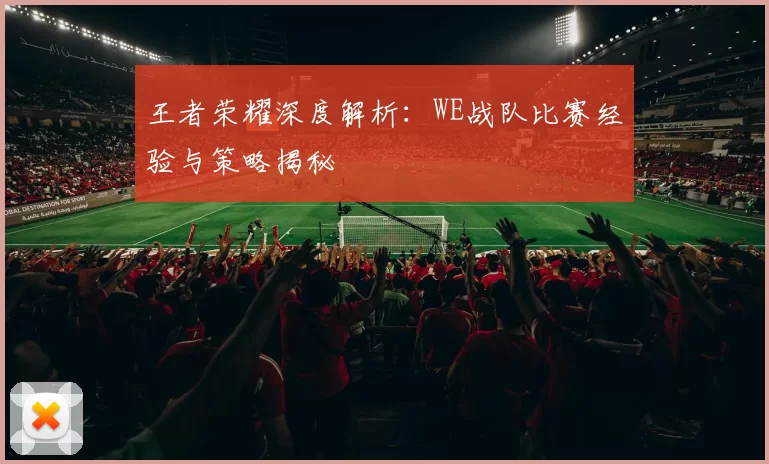 王者荣耀深度解析：WE战队比赛经验与策略揭秘